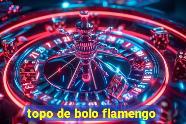 topo de bolo flamengo